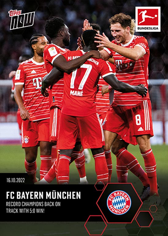 2022-23 TOPPS NOW Bundesliga Soccer Cards - Card 064