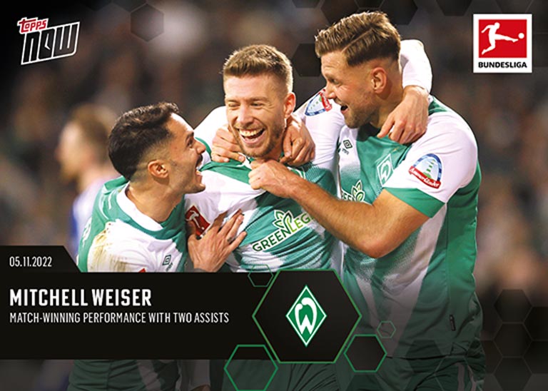 2022-23 TOPPS NOW Bundesliga Soccer Cards - Card 080