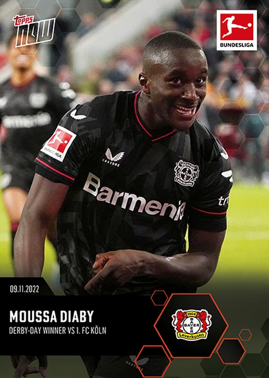 2022-23 TOPPS NOW Bundesliga Soccer Cards - Card 092