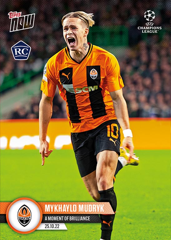 2022-23 TOPPS Now UEFA Champions League Soccer Cards - Card 047