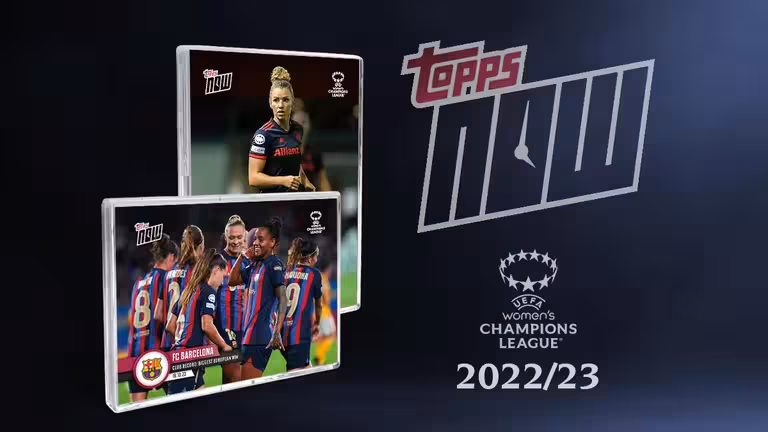 2022-23 TOPPS NOW UEFA Women's Champions League Soccer Cards - Header
