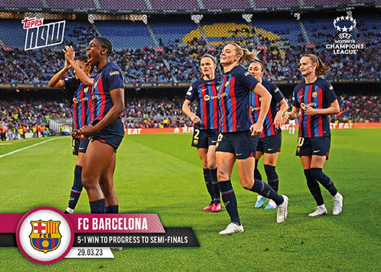 2022-23 TOPPS NOW UEFA Women's Champions League Soccer Cards - Card 016