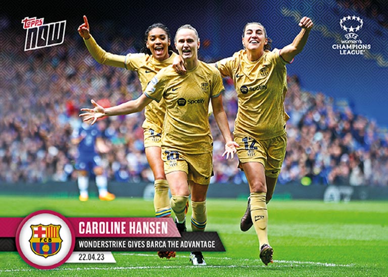 2022-23 TOPPS NOW UEFA Women's Champions League Soccer Cards - Card 020