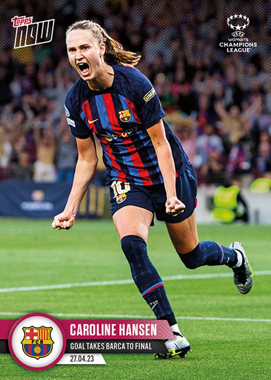 2022-23 TOPPS NOW UEFA Women's Champions League Soccer Cards - Card 021