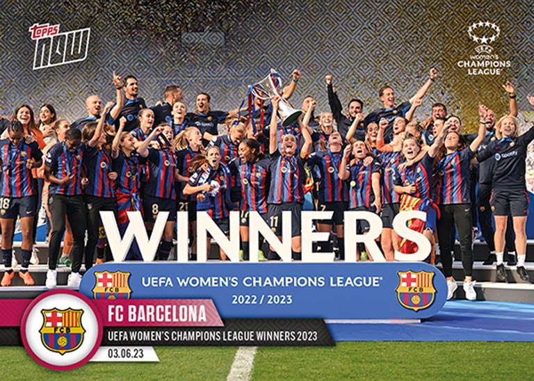 2022-23 TOPPS NOW UEFA Women's Champions League Soccer Cards - Card 023