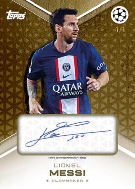 2022-23 TOPPS Platinum UEFA Club Competitions Jack Grealish Curated Set Soccer Cards - Autograph Card Messi