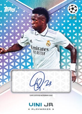 2022-23 TOPPS Platinum UEFA Club Competitions Jack Grealish Curated Set Soccer Cards - Autograph Card Vini Jr