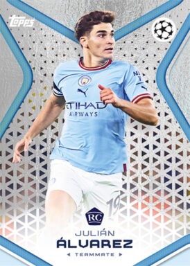 2022-23 TOPPS Platinum UEFA Club Competitions Jack Grealish Curated Set Soccer Cards - Base Card Alvarez