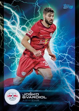 2022-23 TOPPS RB Leipzig Official Fan Set Soccer Cards - Super Electric Insert