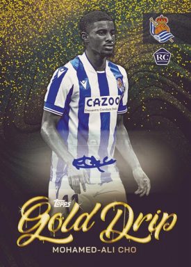 2022-23 TOPPS Real Sociedad de Fútbol Official Team Set Soccer Cards - Gold Drip Autograph Cho