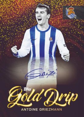 2022-23 TOPPS Real Sociedad de Fútbol Official Team Set Soccer Cards - Gold Drip Autograph Griezmann