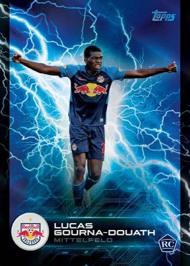 2022-23 TOPPS FC Red Bull Salzburg Official Fan Set Soccer Cards - Super Electric Insert Card