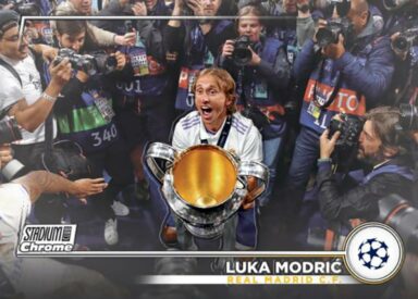 2022-23 TOPPS Stadium Club Chrome UEFA Club Competitions Soccer - Base Card Luka Modric