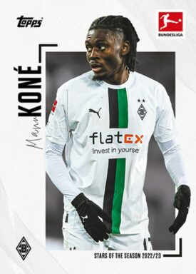 2022-23 TOPPS Stars of the Season Bundesliga Soccer - Base Card Koné