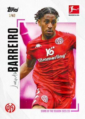 2022-23 TOPPS Stars of the Season Bundesliga Soccer - Base Card Barreiro
