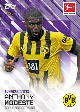 2022-23 TOPPS Summer Signings Bundesliga Soccer Cards - Base Card Modeste