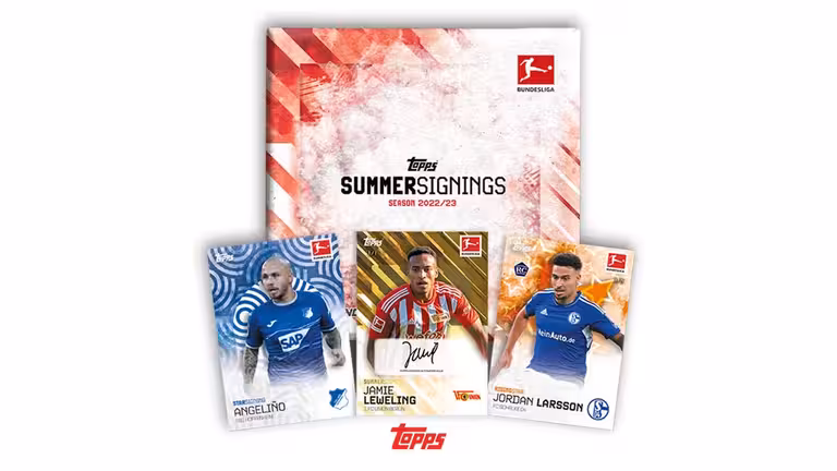 2022-23 TOPPS Summer Signings Bundesliga Soccer Cards - Header
