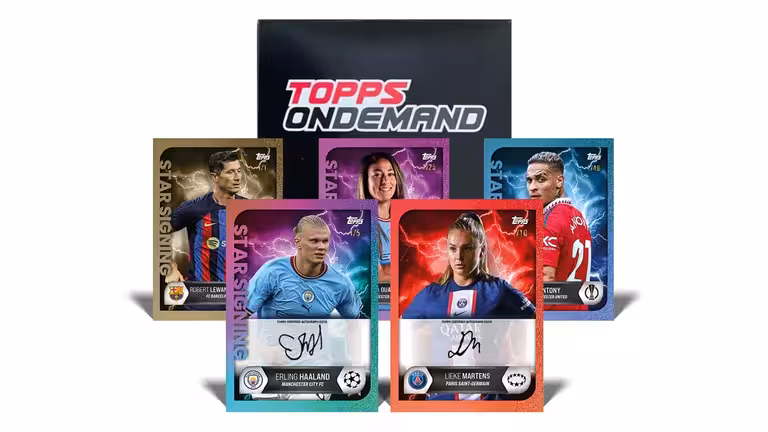 2022-23 TOPPS Summer Signings UEFA Club Competitions Soccer Cards Set - Header