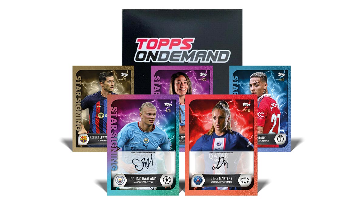 2022-23 TOPPS Summer Signings UEFA Club Competitions Soccer Cards Set - Header