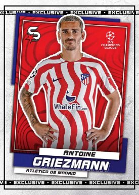 2022-23 TOPPS Superstars UEFA Club Competitions Soccer Cards - Base Card Black & White Parallel Griezmann