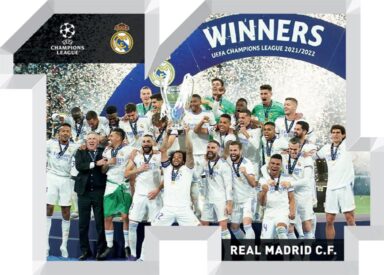 2022-23 TOPPS Superstars UEFA Club Competitions Soccer Cards - Catorece Insert Real Madrid