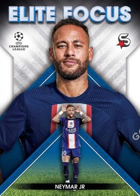 2022-23 TOPPS Superstars UEFA Club Competitions Soccer Cards - Elite Focus Insert Neymar Jr