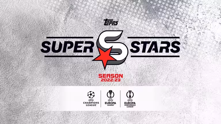 2022-23 TOPPS Superstars UEFA Club Competitions Soccer Cards - Header