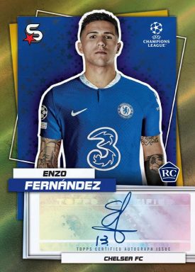 2022-23 TOPPS Superstars UEFA Club Competitions Soccer Cards - Superstar Autograph Parallel Fernandez