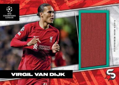 2022-23 TOPPS Superstars UEFA Club Competitions Soccer Cards - Superstar Relic Van Dijk