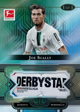 2022-23 TOPPS Tier One Bundesliga Soccer Cards - Tier One Ball Relics Joe Scally