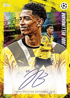 2022-23 TOPPS Platinum UEFA Club Competitions Jude Bellingham Curated Set Soccer Cards - Autograph Card Bellingham