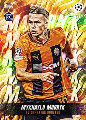2022-23 TOPPS Platinum UEFA Club Competitions Jude Bellingham Curated Set Soccer Cards - The Future Card Mudryk