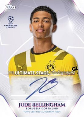 2022-23 TOPPS UEFA Club Competitions Soccer Cards - Ultimate Stage Autograph Bellingham