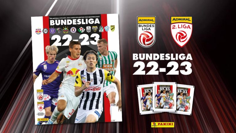 PANINI Bundesliga Österreich 2022/23 Sticker & Cards Kollektion - Header