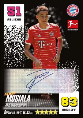 TOPPS Bundesliga Match Attax 2022/23 Trading Cards - Autograph