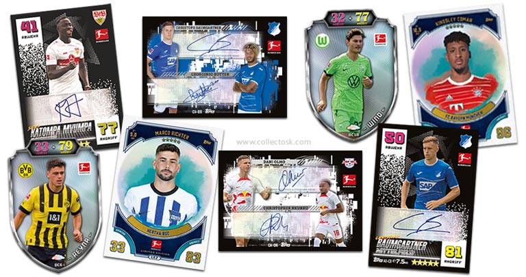 TOPPS Bundesliga Match Attax 2022/23 Trading Cards - Autograph Cards Preview