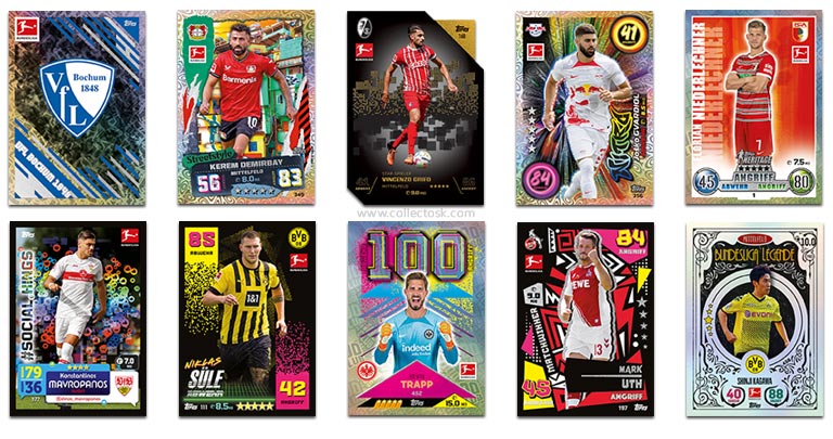 TOPPS Bundesliga Match Attax 2022/23 Trading Cards - Cards Preview