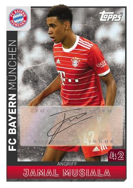 TOPPS FC Bayern München 2022/23 Sticker - Autograph Card
