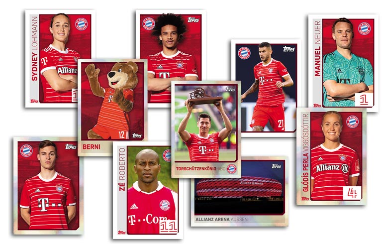 TOPPS FC Bayern München 2022/23 Sticker - Collage