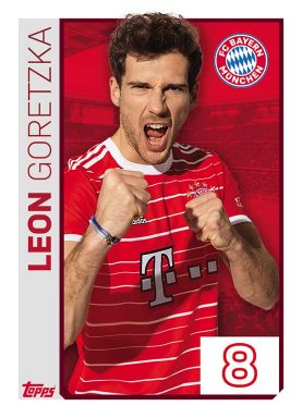 TOPPS FC Bayern München 2022/23 Sticker - Sticker Goretzka