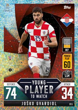 TOPPS The Road to UEFA Nations League Finals 2022/23 Match Attax 101 Trading Card Game - Young Player to watch Card