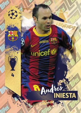 TOPPS UEFA Champions League 2022/23 Sticker - Legends Iniesta