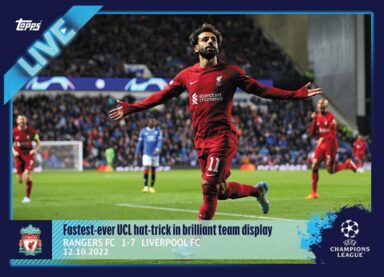 TOPPS UEFA Champions League 2022/23 Sticker - Live Sticker Salah