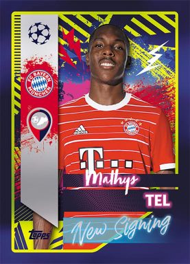TOPPS UEFA Champions League 2022/23 Sticker - New Signing Tel