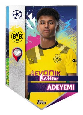 TOPPS UEFA Champions League 2022/23 Sticker - Player Sticker Adeyemi