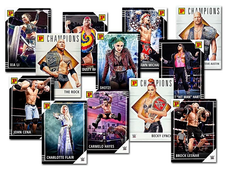 2022 PANINI Base Brand WWE Debut Edition Wrestling Trading Cards - Card Preview