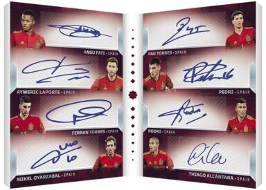 2022 PANINI Eminence FIFA World Cup Qatar Soccer - Octet Auto Booklet