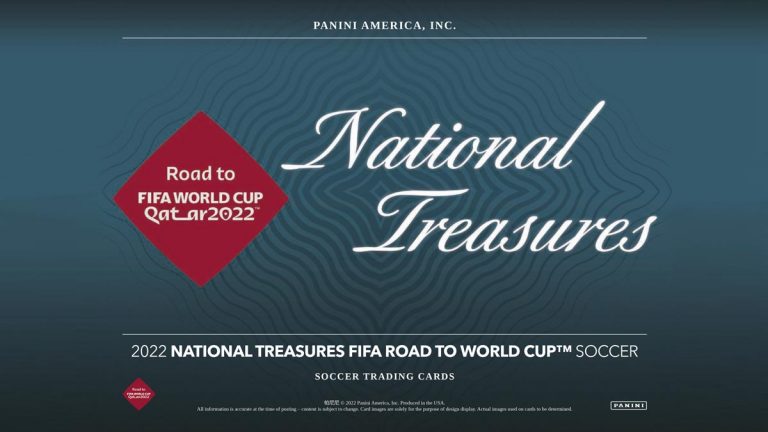 2022 PANINI National Treasures Road to FIFA World Cup Qatar Soccer Cards - Header