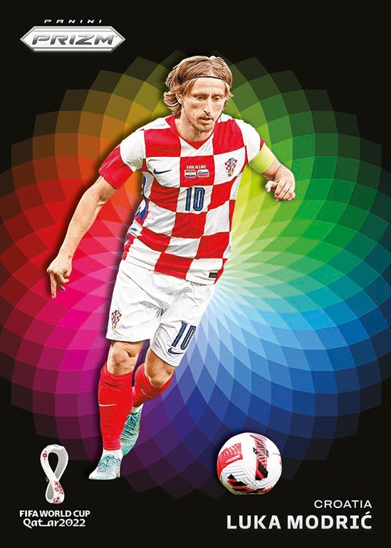 2022 PANINI Prizm FIFA World Cup Qatar Soccer Cards - Color Wheel Insert Modric