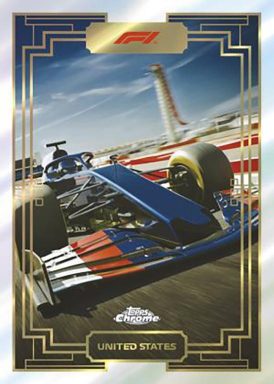 2022 TOPPS Chrome Formula 1 Racing Cards - Art du Grand Prix Insert USA